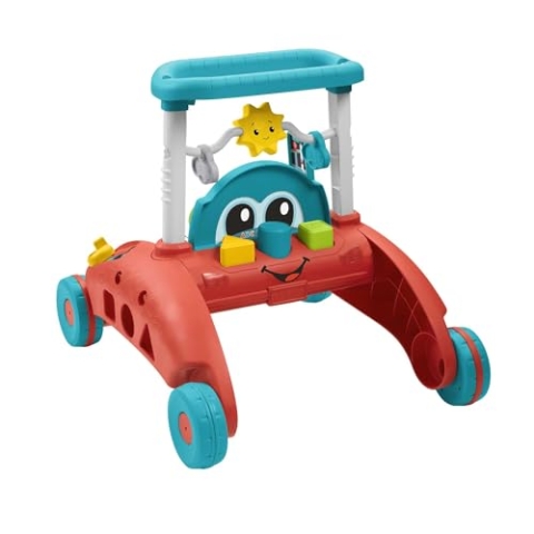 Fisher-Price 2-Seiten Auto-Lauflernwagen, mitwachsendes interaktives Spiel-Center mit über 50 Liedern, Version: Czech; Englisch; Ungarisch; Polnisch; Slovak, HJP44