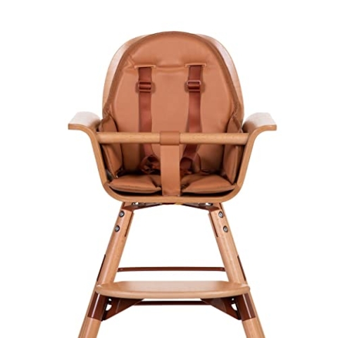 CHILDHOME, Hochstuhl-Auflage in Lederoptik, passend für Evolu und Evowood, Nude