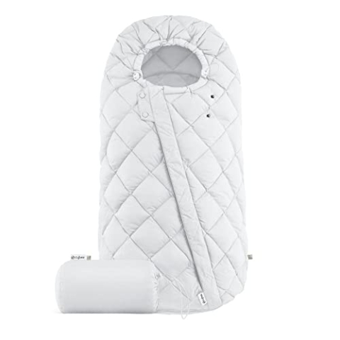 CYBEX Gold Fußsack Snøgga 2, Für Kinderwagen, Für Kinder von 6 Monaten bis 3 Jahren, TOG 4, Lava Grey (Grau)