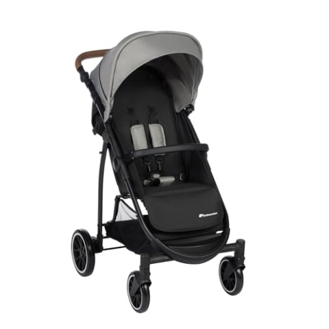 Bebeconfort Ingenious Kompakter Kinderwagen mit Liegeposition, von Geburt bis 4 Jahre, bis 22 kg, Tinted Grey