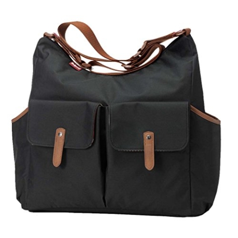 Babymel Wickeltasche Frankie Black BM6877 in schwarz