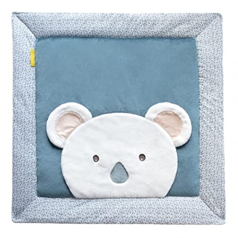 Doudou et Compagnie - Babydecke Koala - Tapidou - Blau - 100 x 100 cm - Yoca Le Koala - DC3684