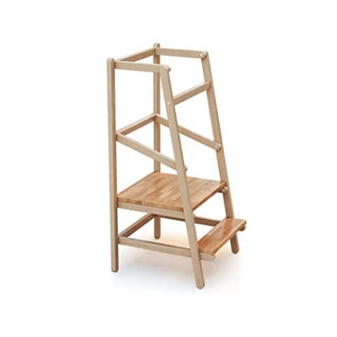 WEBABY - Lernturm Lackierte Buche