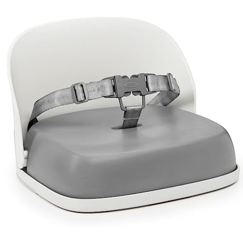 OXO Tot Perch Booster Sitz mit Halteband, grau