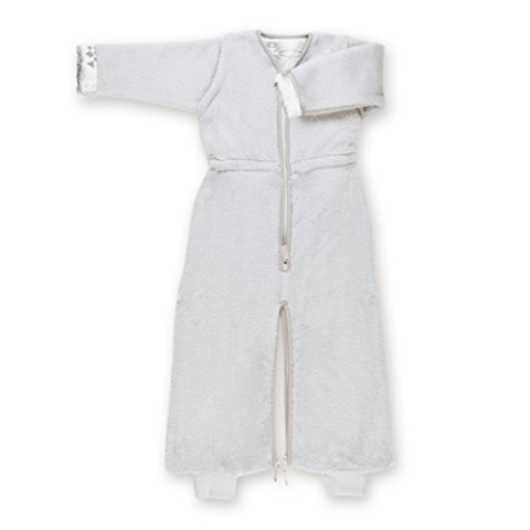 Bemini by Baby Boum 169APAWI90SF Schlafsack mit Jersey Innenfutter 2in1 SOFTY APAWI plum 6-24 m ,grau