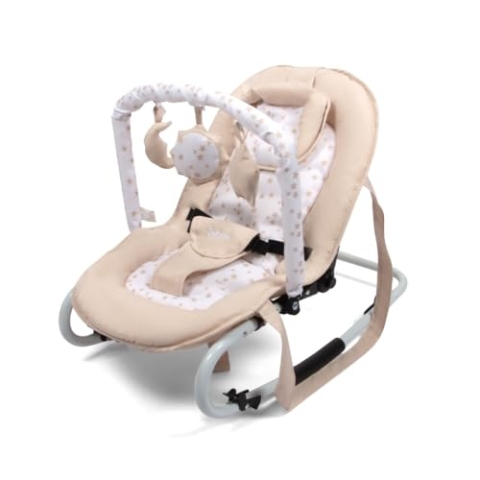 Baninni Liegestuhl Stelano, Beige mit Sternen
