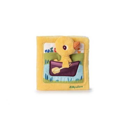 Lilliputiens Stoffbuch "Enten und Küken" von Lilliputiens, Farben und Zahlen lernen