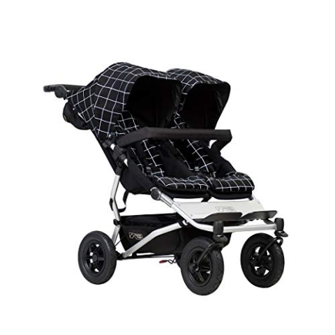 mountain buggy Duet V3-59 Grid Doppelkinderwagen nebeneinander mit 4 Rädern