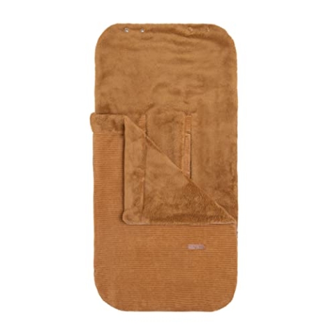 Baby's Only - Fußsack Babyschale 0+ Sense - Cordsamtlook - Passt auf alle Autositze - 3 und 5-Punkt-Gurte Autositz - für Jungen und Mädchen - Caramel - 86x38 cm