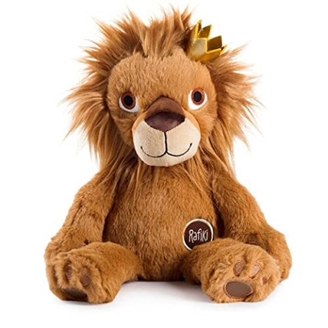 OB DESIGNS - große weiche Löwenpuppe, Füllung aus recyceltem Material, maschinenwaschbar, perfekte Geschenkidee, 40 cm hoch