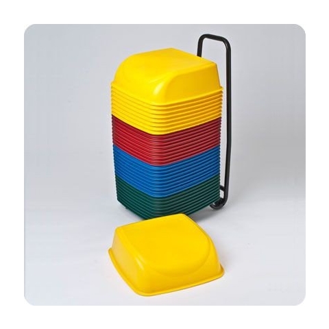 KB424 - Koala Cinema Seats - 36x Kindersitze + Rollwagen - Für Theatern, Arenen, Kinos, Farbe:Mehrfarbig
