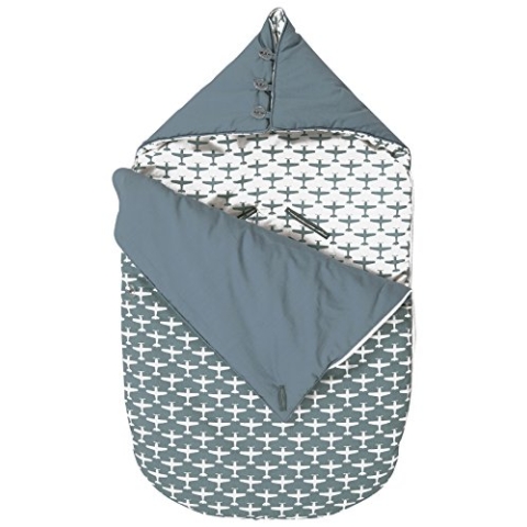 TAFTAN EN-66 Fusssack Flugzeug, blau