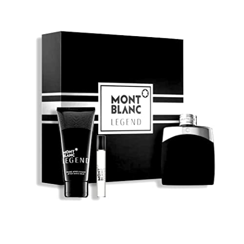 Montblanc Legend Eau de Toilette, 100 ml + RasierWasser Spray, 100 ml + Mini 7,5 ml