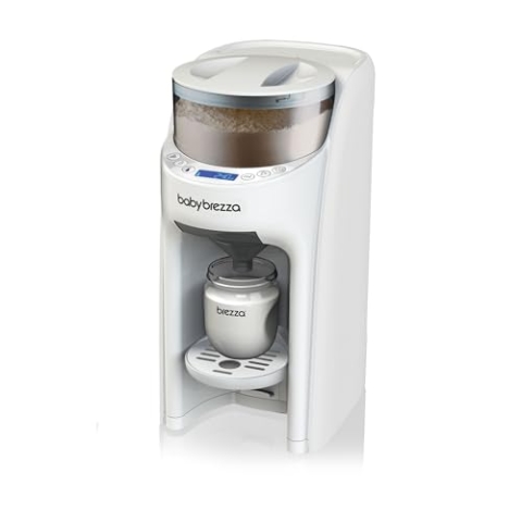 Baby Brezza - Formula Pro Advanced - automatischer Flaschenzubereiter - dosiert und mischt heißes Wasser und Milchpulver auf Knopfdruck, Weiß