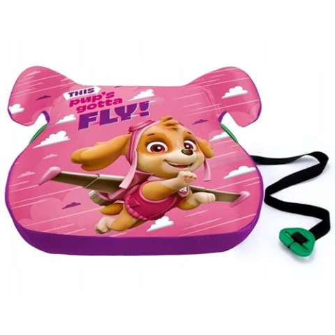 Paw Patrol Skye Kindersitz, Autositz, Ständer für Mädchen 15-36 kg, 125-150 cm