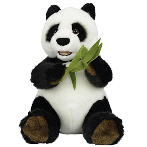 Simba Toys Kuscheltier Panda sitzend mit Bambus – 25 cm