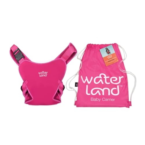 WaterLand Babytrage Innovativer Tragesitz für Wasser und Land - Wasserdichter Brustgurt für Kleinkinder mit verstellbaren Trägern, leichter Tragesitz für Pool und Strand