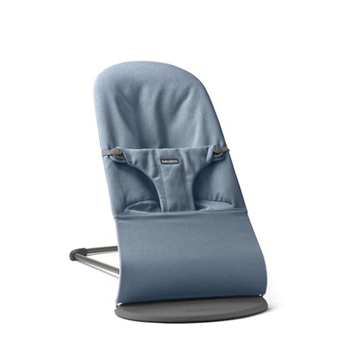 BabyBjörn, Babywippe Bliss, Gewebt Melange, Blau