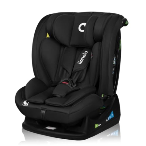 LIONELO IZZY I-SIZE Kindersitz für Kleinkinder 40-150 cm, vielseitig montierbar, vorwärts- und rückwärtsgerichtet, verstärkte Kopfstütze, 13-stufig verstellbare Kopfstütze, verstellbare Rückenlehne, R