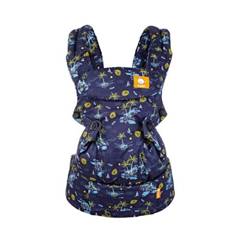 Tula Explore Babytrage für Neugeborene ab Geburt, 3-in-1 Baby-Tragetasche Bauchtrage Rückentrage Ergonomisch (3,2-20,4 kg) (Vacation)