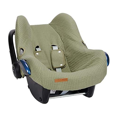 Little Dutch TE40430111 Bezug für Babyschale - Pure olive
