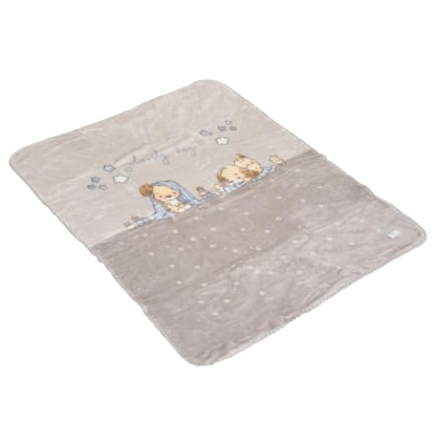 Cangaroo Decke Babydecke Softy Grau Lovely Day 110 x 140 cm 111867