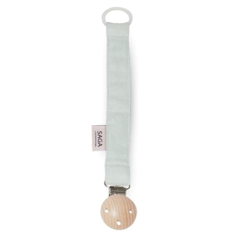 Organic Schnullerkette - Mint von SAGA Copenhagen