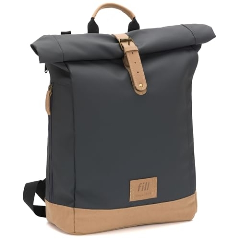 Fillikid Wickelrucksack Berlin | Baby Wickelrucksack mit Kinderwagenbefestigung | Wickeltasche Rucksack für Mama und Papa | Babytasche, Backpack mit Wickelunterlage & Flaschenwärmer