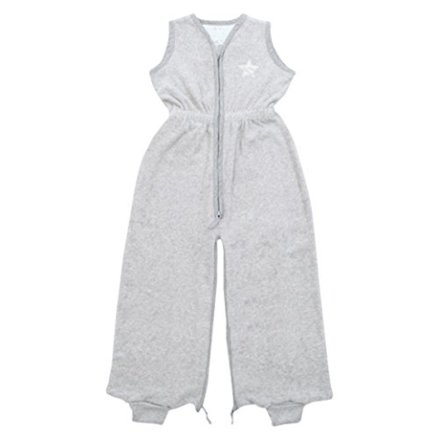 Bemini by Baby Boum 198STARY95TM Magic Bag Kinder Schlafsack, 12 - 36 Monate Terry, 95 mixed grey