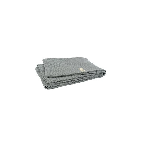 Little Naturals 516-522-64943 Gestrickte Decke, 100 X 150 cm, Drops grau