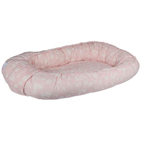 MamaLoes Babynest Babybett Botanische Tiere Rosa