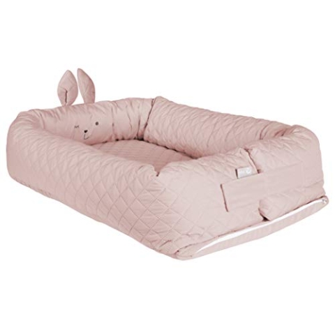 roba Babylounge 'roba style', mit Häschen-Gesicht 'Lily', rosa, Wickelauflage
