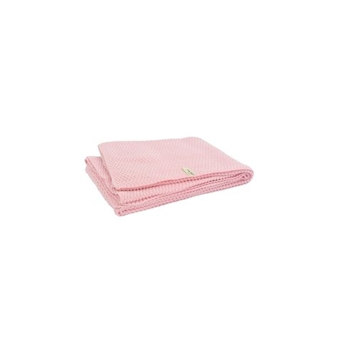 Little Naturals 516-511-64947 Gestrickte Decke, 75 X 100 cm, Drops rosa