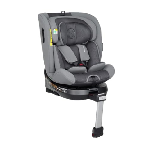 PETITE&MARS Autositz Twistguard Pro I-Size 40-150 cm * Isofix * Gruppe 0+/1/2/3 * Multifunktionaler * Verwandlungsfähiger * All-in-One * Kindersitz (Grey Air)