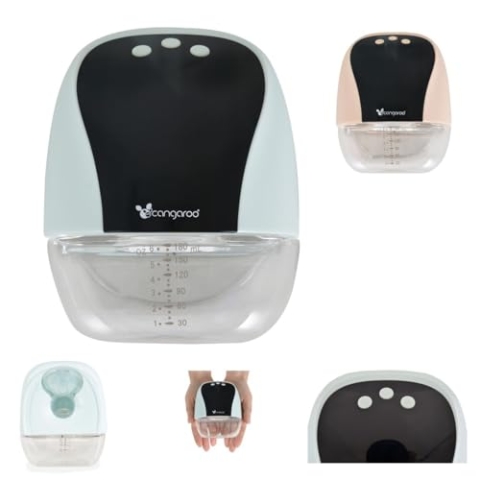 Cangaroo tragbare Milchpumpe Libera, elektrisch, verschiedene Funktionen, Akku, Farbe:grün