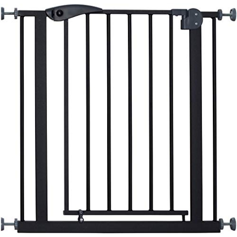 Babygo Sicherheit Treppengittertor zum einklemmen 4052, schwarz