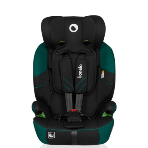 LIONELO LEVI ONE I-SIZE 76-150 cm Kinderautositz, Gruppe 1 2 3, Seitenschutz, 10 Grad Kopfstützenverstellung Bequeme Armlehnen Verstellbare Rückenlehne, R129 i-Size