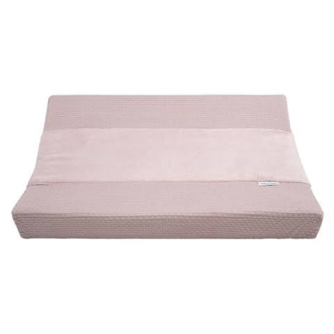 Baby's Only - Baby Wickelauflagenbezug 45x70 cm - Bezug für Wickelauflage Sky - Strickbezug für Wickelunterlage - Aus Baumwolle - für alle Standard-Wickelauflagen - Alt Rosa
