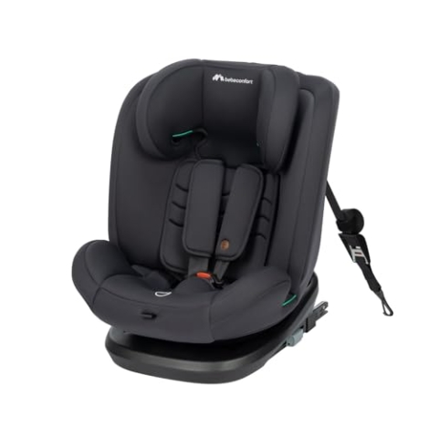 Bebeconfort Apollo i-Size Kindersitz, Vorwärtsgerichteter Kindersitz, ISOFIX-Kindersitz, 13 Kopfstützenpositionen, 4 Liegepositionen, von 15 Monaten bis zu 12 Jahren, 9-36 kg, 76-150 cm, Mineral Black