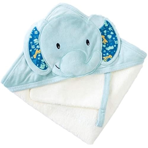 Domiva Zanimo Badetuch, bestickt, mit Handschuh, 75 x 75 cm