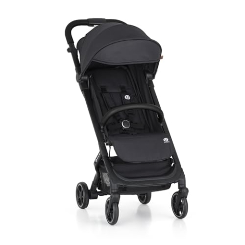 Kompakter * Buggy * Kinderwagen bis 22 kg Petite&Mars Fly (Perfect Black)