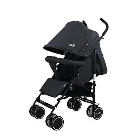 The Moon Brand™ Neo Plus Reis Buggy - Meerdere Zithoudingen - Comfortabele Handgrepen - Superlicht en Compact - Black