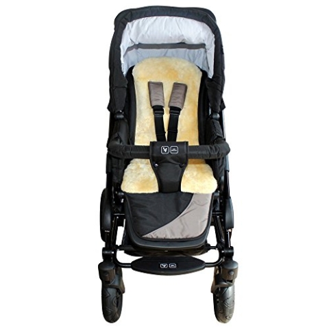 HEITMANN Baby Lammfell Kindersitzauflage gold-beige