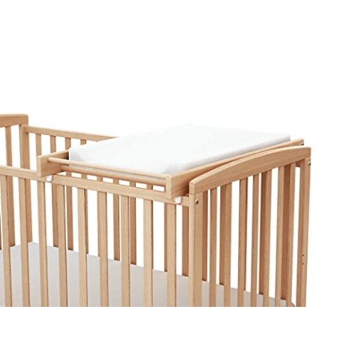 AT4 – Großer Wickeltisch ESSENTIEL Lackierte Buche für ESSENTIEL Babybett aus Holz für 60 x 120 und 70 x 140 cm