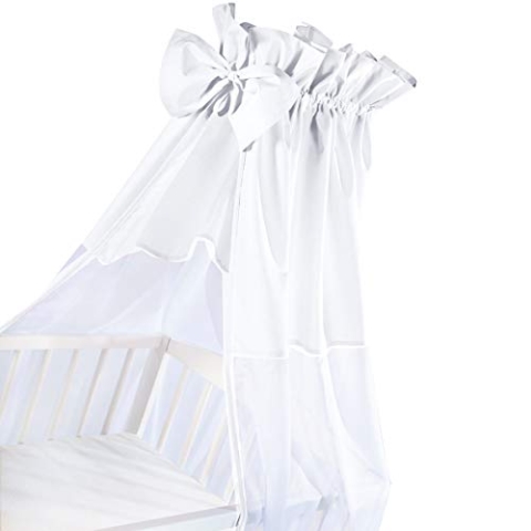 Babybetthimmel Himmel für Babybett weiss