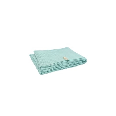 Little Naturals 516-522-64945 Gestrickte Decke, 100 X 150 cm Drops minz