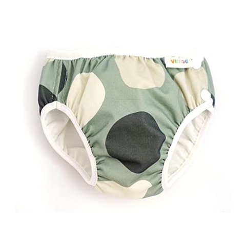 Badehose der Marke Imse Vimse, Modell: Badehose mit grünen Formen