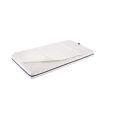 Träumeland T090323 AirDry Nässeschutzauflage - wasserdicht und hautsympathisch - mit extra Belüftung am Kopfteil, Größe 70 x 140 cm, weiß, 450 g