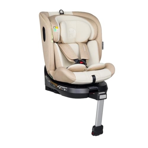 PETITE&MARS Autositz Twistguard Pro I-Size 40-150 cm * Isofix * Gruppe 0+/1/2/3 * Multifunktionaler Kindersitz * Verwandlungsfähiger Kindersitz * All-in-One Kindersitz * Kindersitz (Caramel Brown)