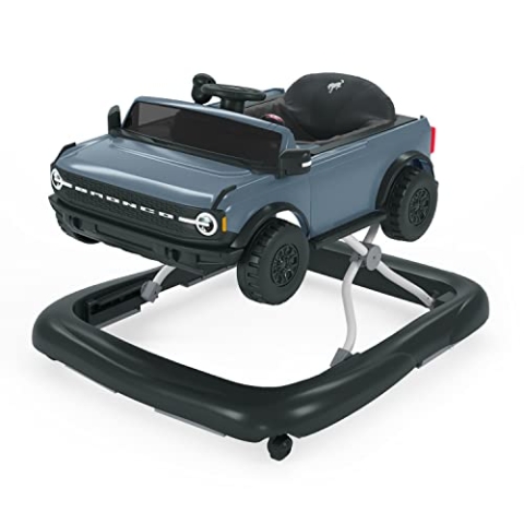 Bright Starts Ford Bronco 4-in-1 Spielmöglichkeiten Baby Lauflernwagen, Area 51 Blau, Unisex, Alter 6 Monate +